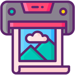 Digital printing icon