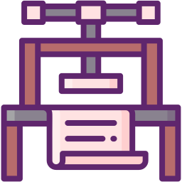 Printing press icon