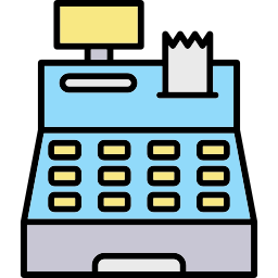 caja registradora icono