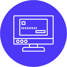 Online payment icon