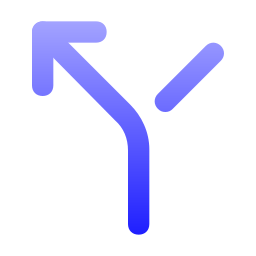 Up left arrow icon