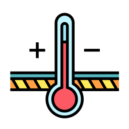 termo regularización icono