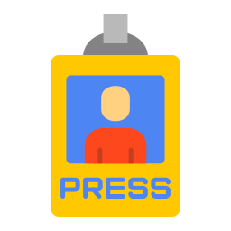 Press pass icon