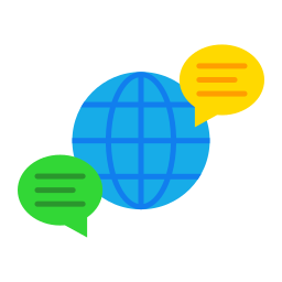 wereldwijde communicatie icoon