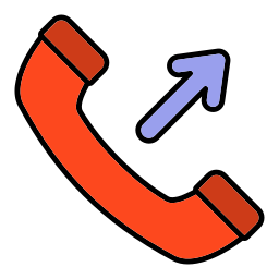 Outgoing call icon