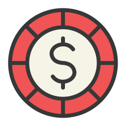 Casino chip icon