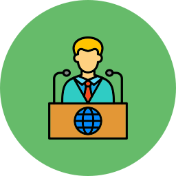 persconferentie icoon