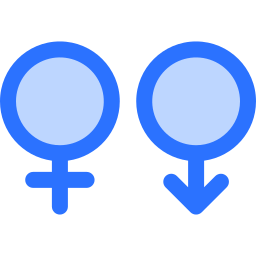 mannelijk en vrouwelijk icoon
