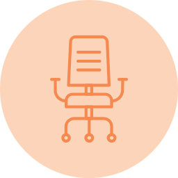 Office chair icon