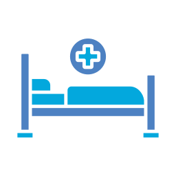 Hospital bed icon