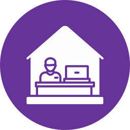 Work from home icon