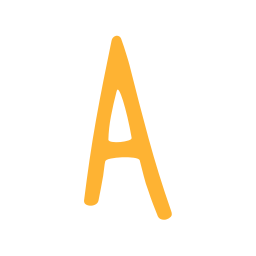 Letter A icon