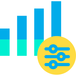 diagramme à bandes Icône