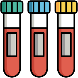 Blood sample icon