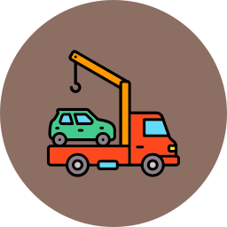 Towing vehicle icon