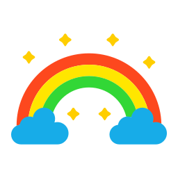 regenboog icoon