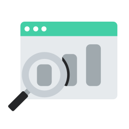 Analytic graph icon