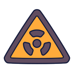 방사선 기호 icon
