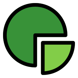 diagramme circulaire Icône