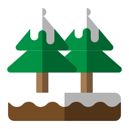 Árbol de navidad icono