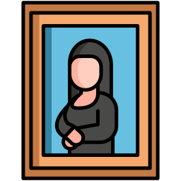 mona lisa icono