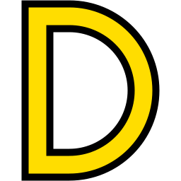 文字d icon