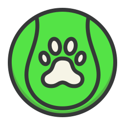 pelota para mascotas icono