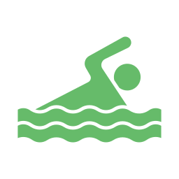 la natation Icône