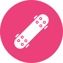 Skate board icon