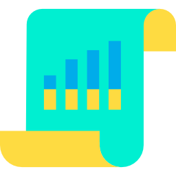 diagramme à bandes Icône