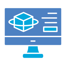 3d-modellering icoon