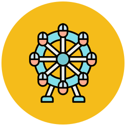 Ferris wheel icon