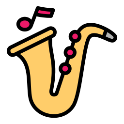 saxofoon icoon