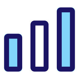 barra gráfica icono