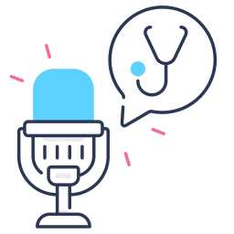 podcast sulla salute icona