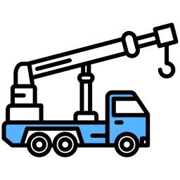 Crane truck icon