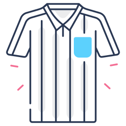 jersey de árbitro icono
