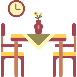 tavolo da pranzo icona