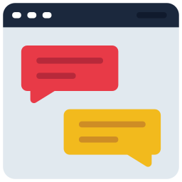 Online chat icon