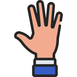 Raise hand icon