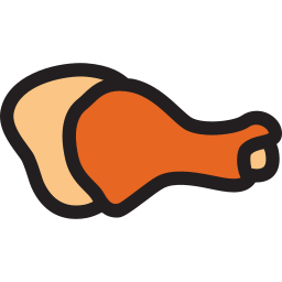 Chicken leg icon