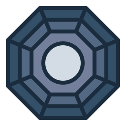 Bagua mirror icon