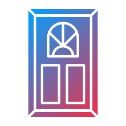 puerta de la habitación icono