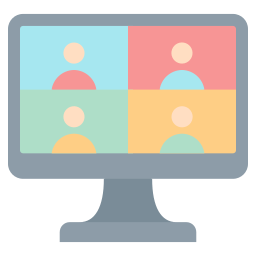 Online meeting icon