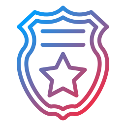 distintivo de polícia Ícone