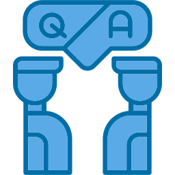 question et réponse Icône