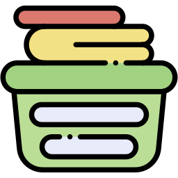 Laundry basket icon