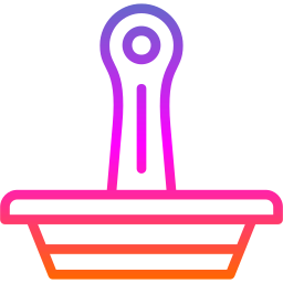 carimbo de borracha Ícone