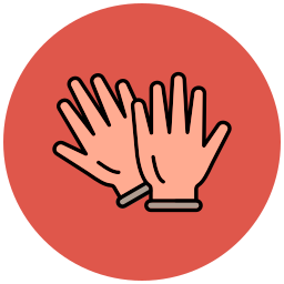 Rubber gloves icon