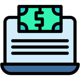 Online payment icon